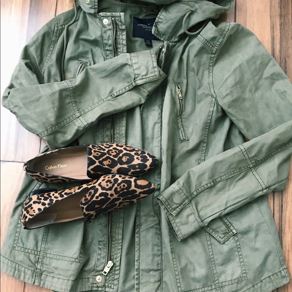 Leopard print Calvin Klein Mules